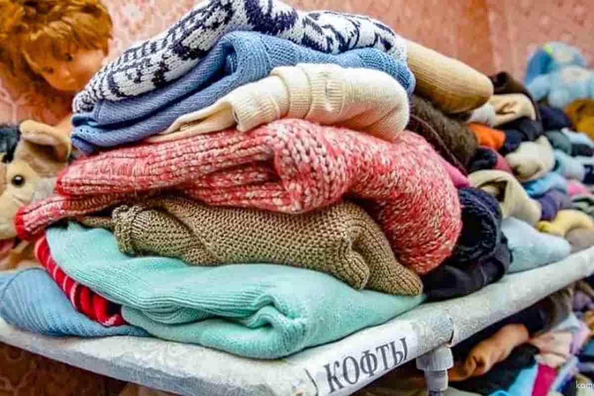 Отдать вещи на благотворительность