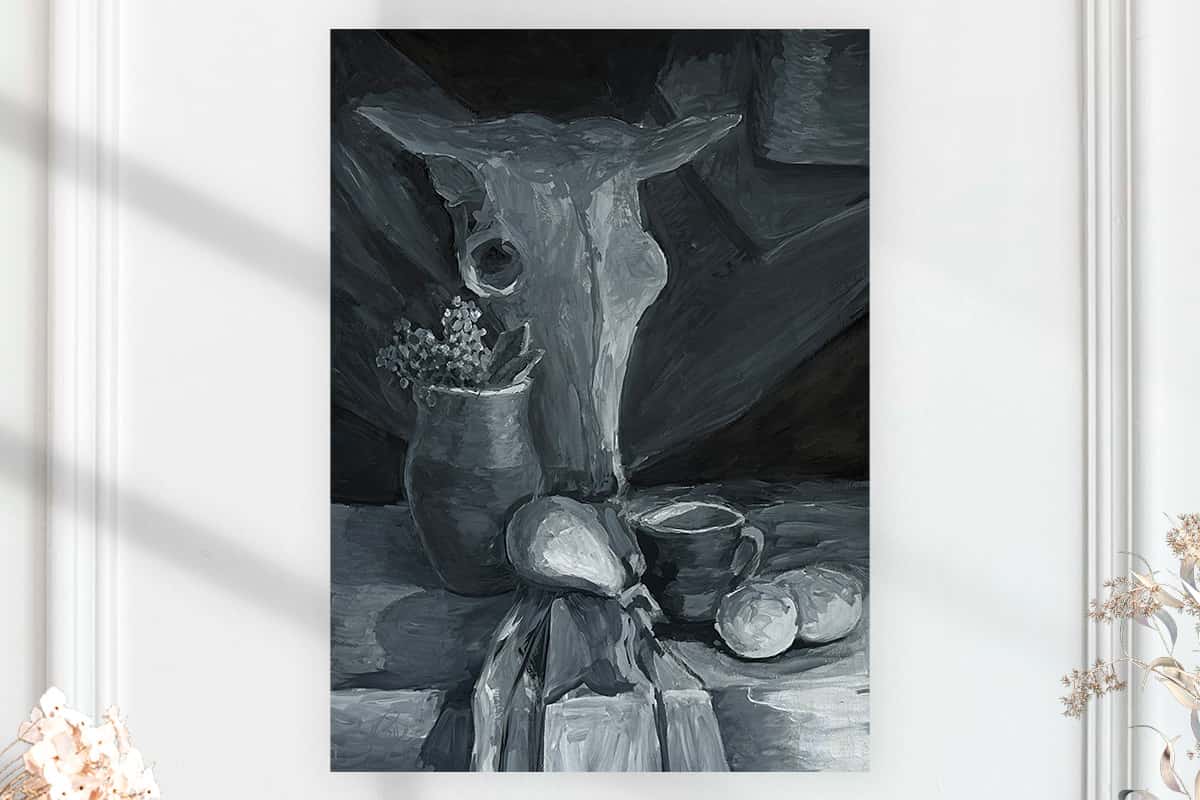 Этюд (размер 50х37см.)