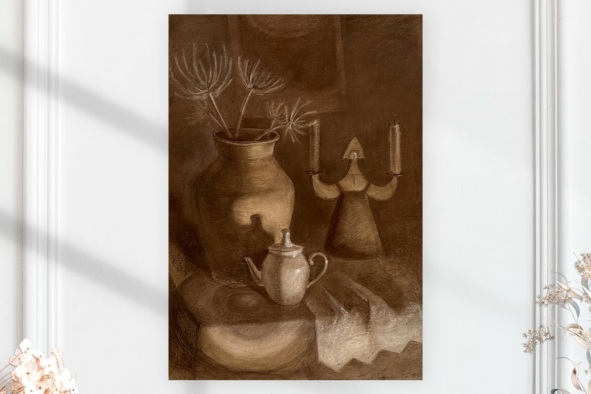 Этюд (размер 70х50см.)